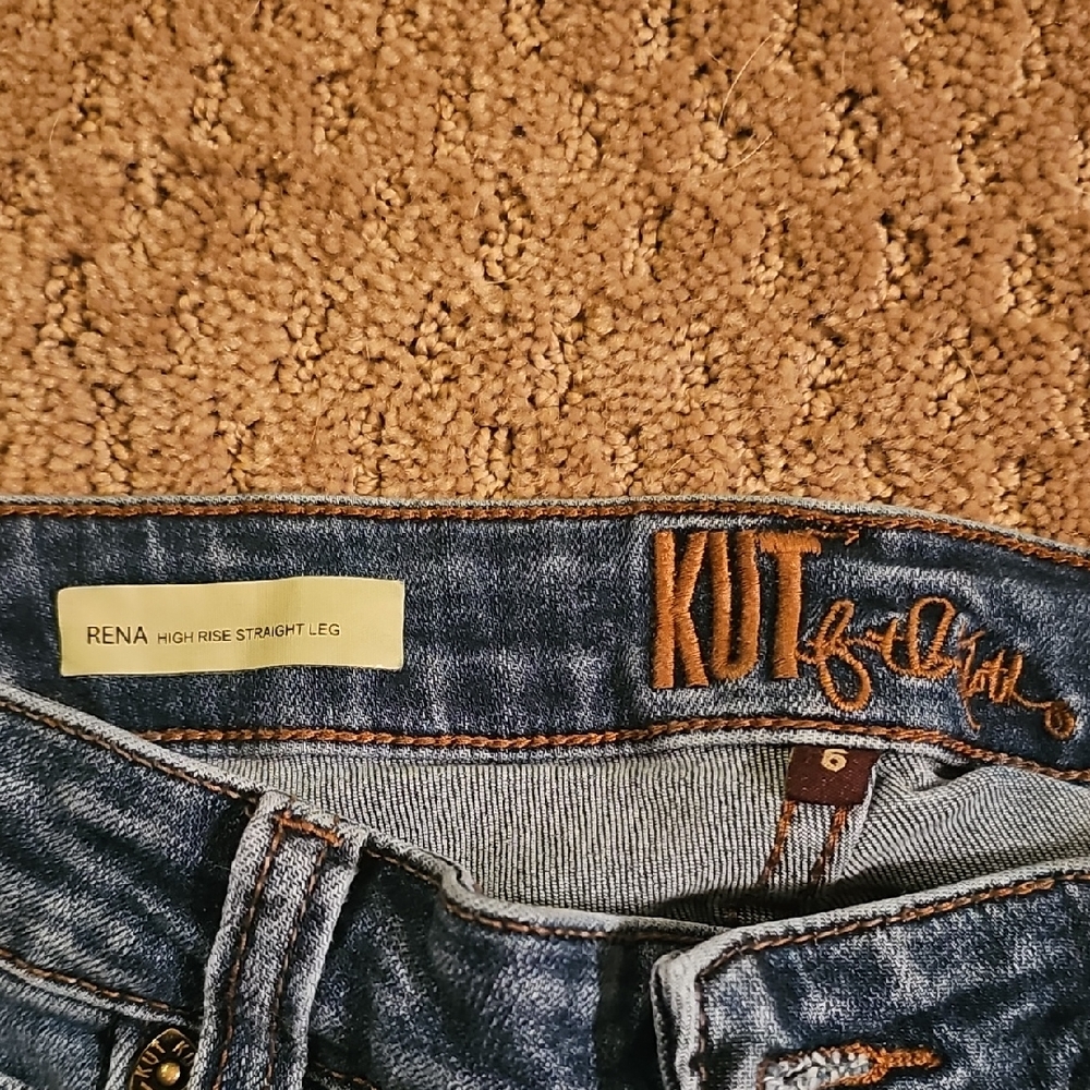 Kut from the Kloth Rena High Rise Jeans - Blue